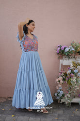 πͺ‘ Light, Airy & Luxe β Georgette Special Designer Gown